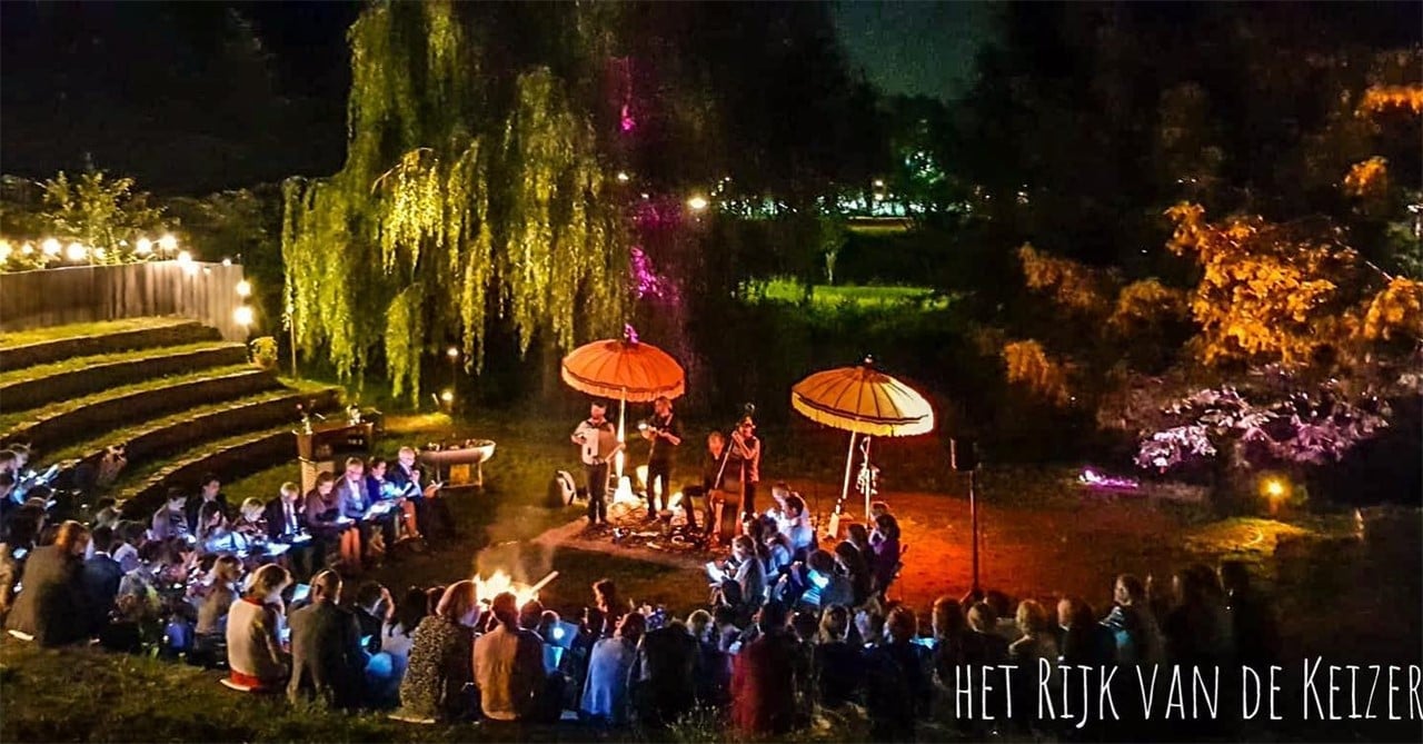 Optreden in Amfitheater