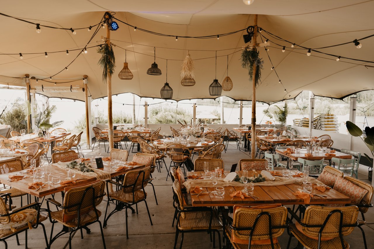 Stretchtent Bruiloft J + A