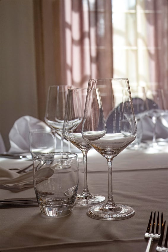 Diner opstelling
