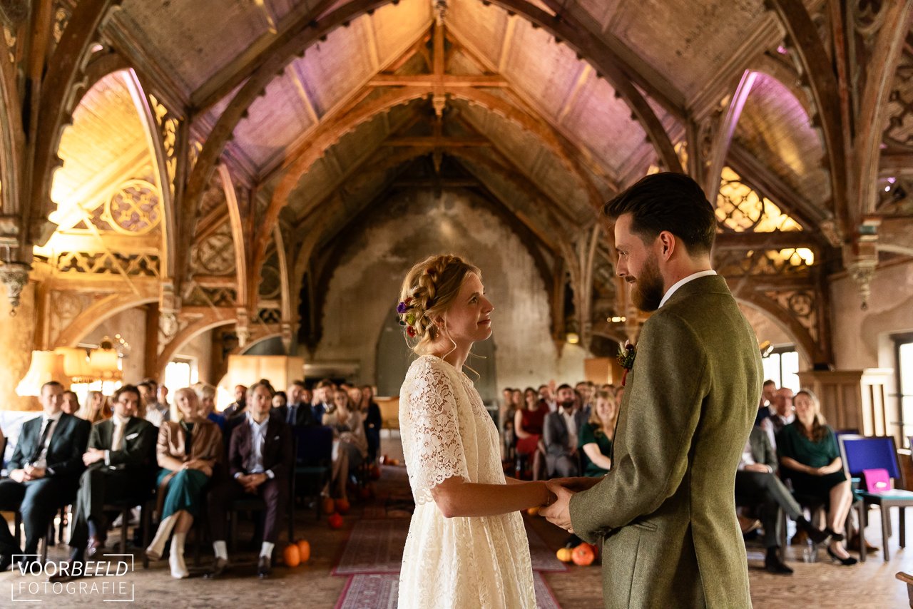 Trouwceremonie in Het Hemelryck Metaal Kathedraal Utrecht