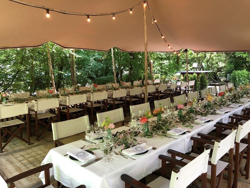 Italian style dinner stretchtent