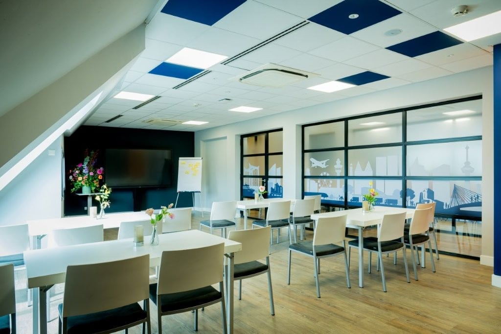 Blauwe zaal - Cabaretopstelling