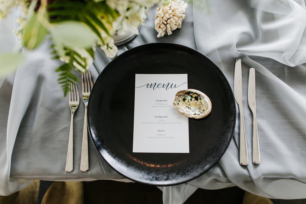Diner opstelling bij Fletcher Hotel Spraanwoude 