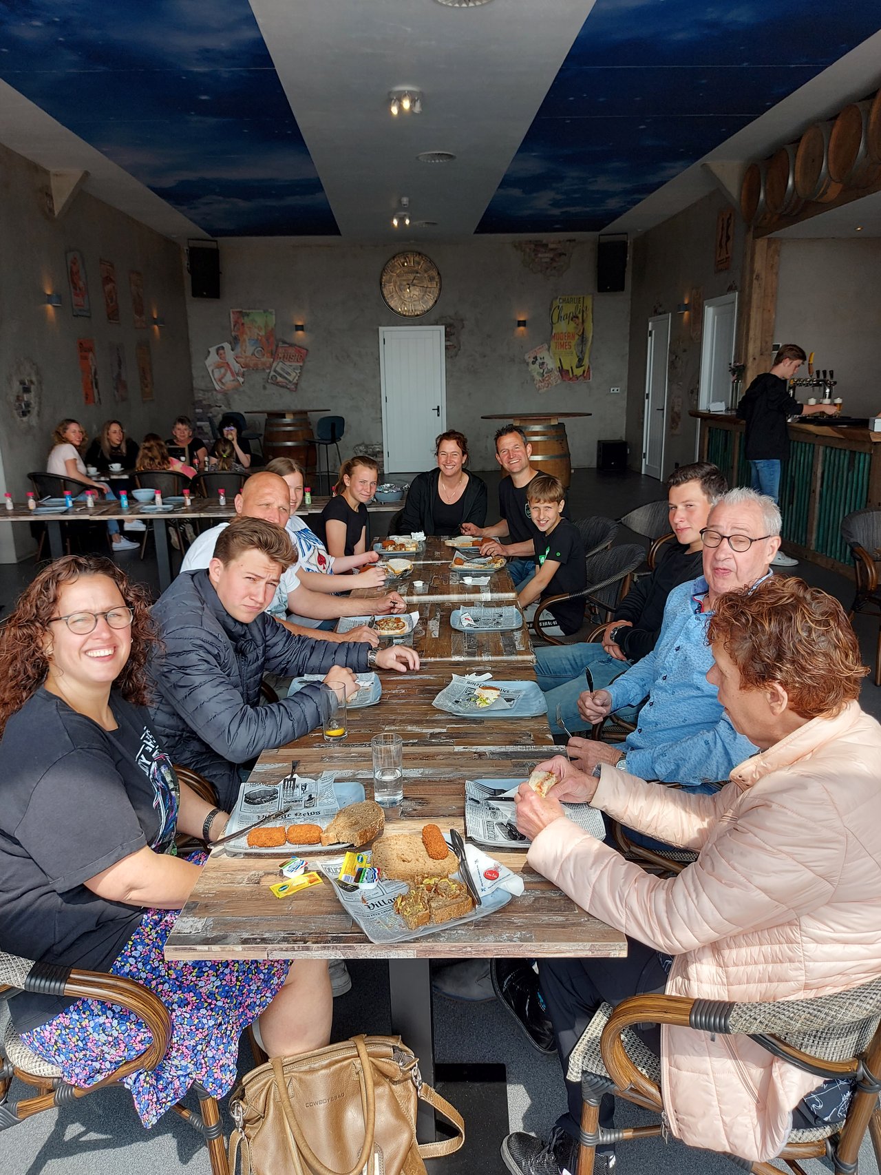 Gezellig samen eten.