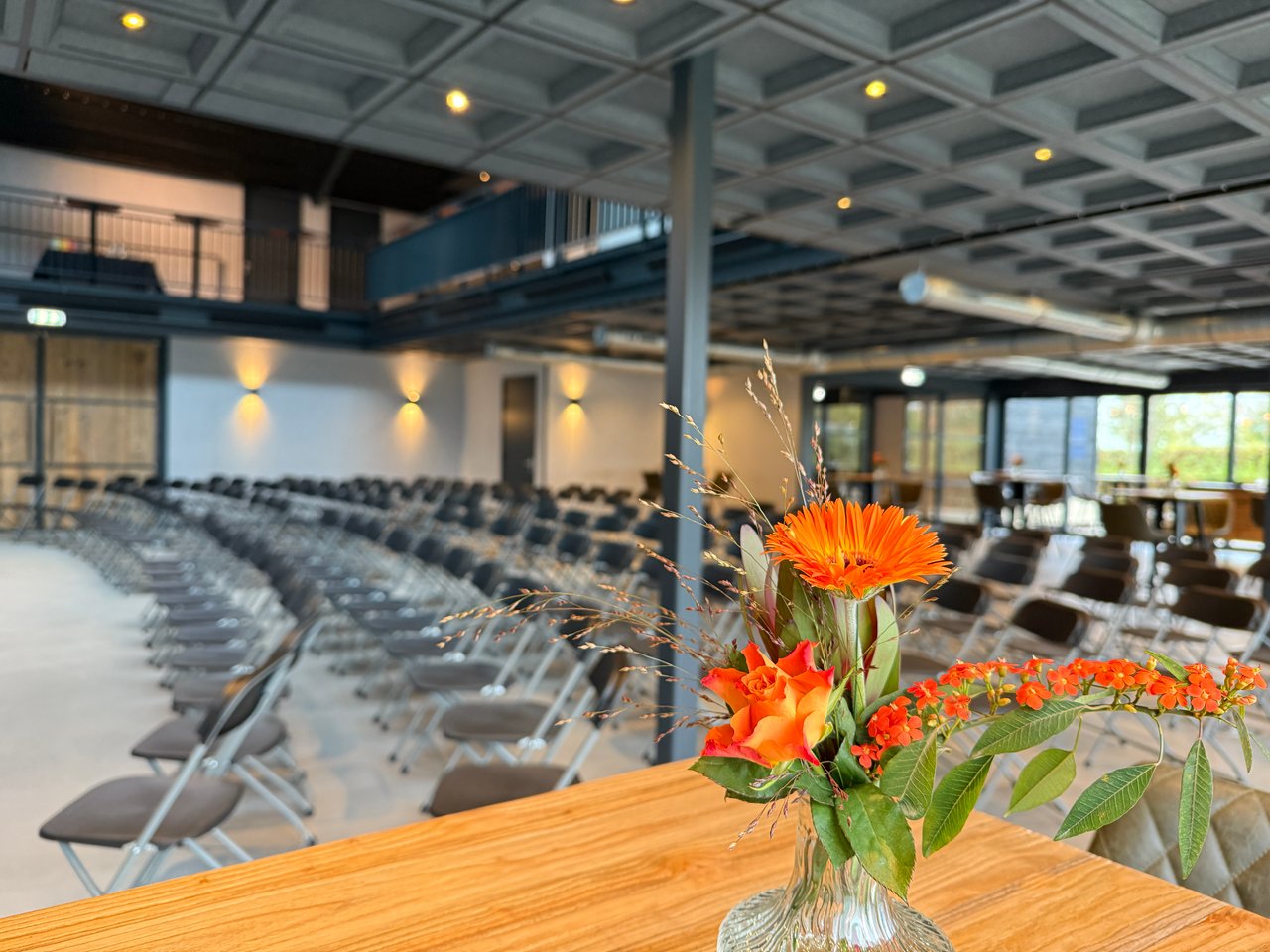 Presentatieopstelling in de Graanschuur