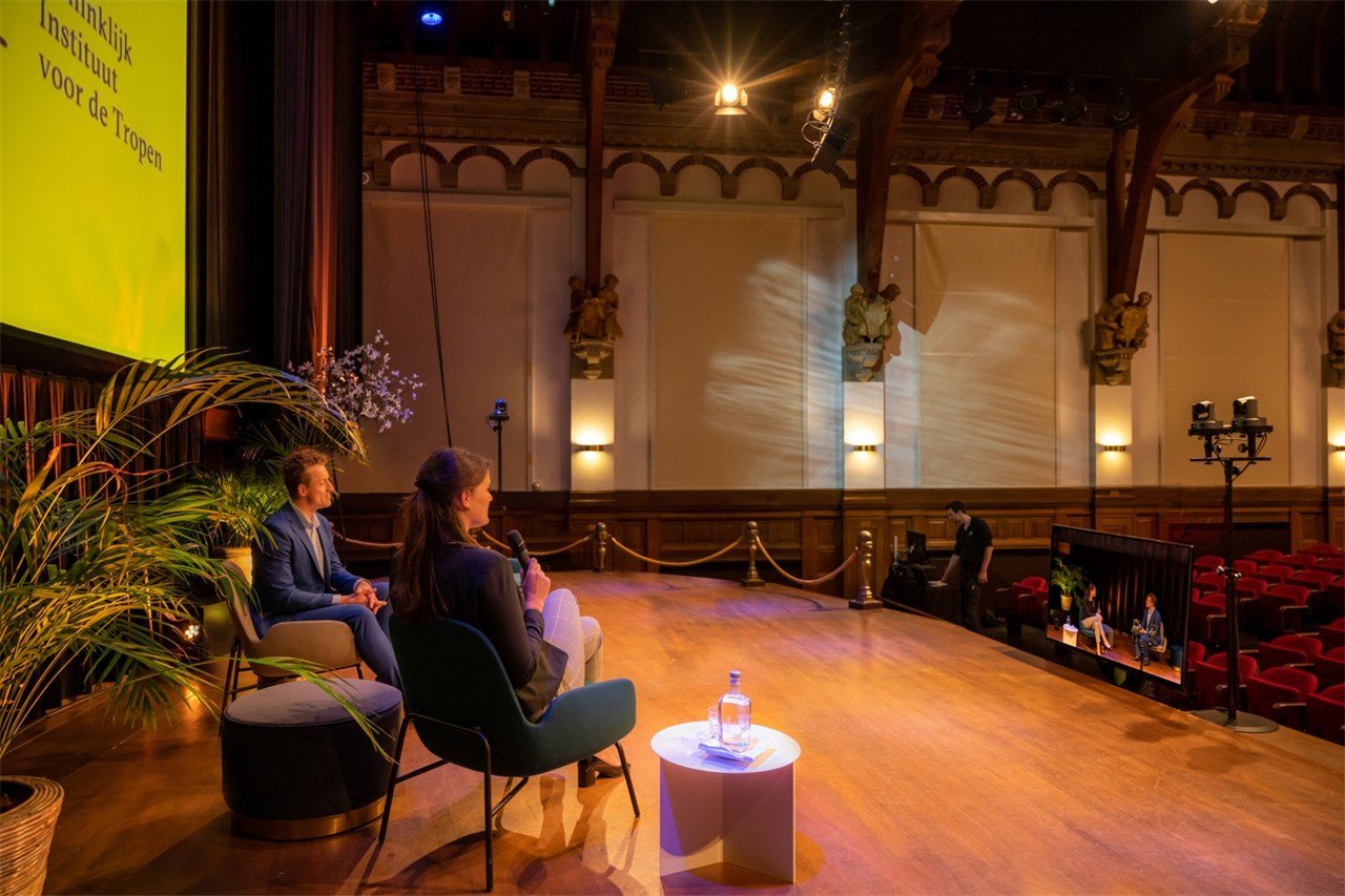 Koningin Maximazaal podium