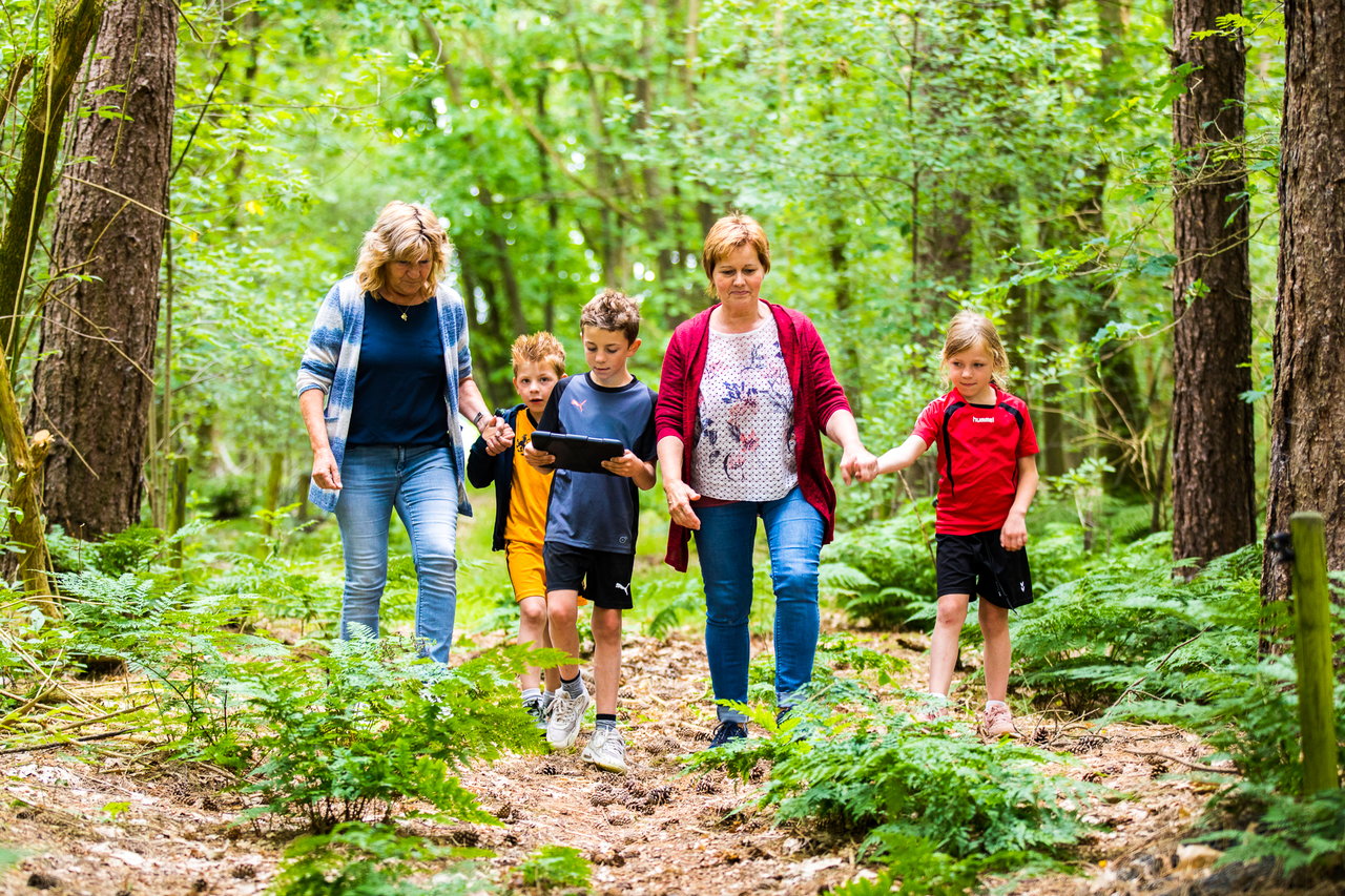 Wandeltocht door de natuur