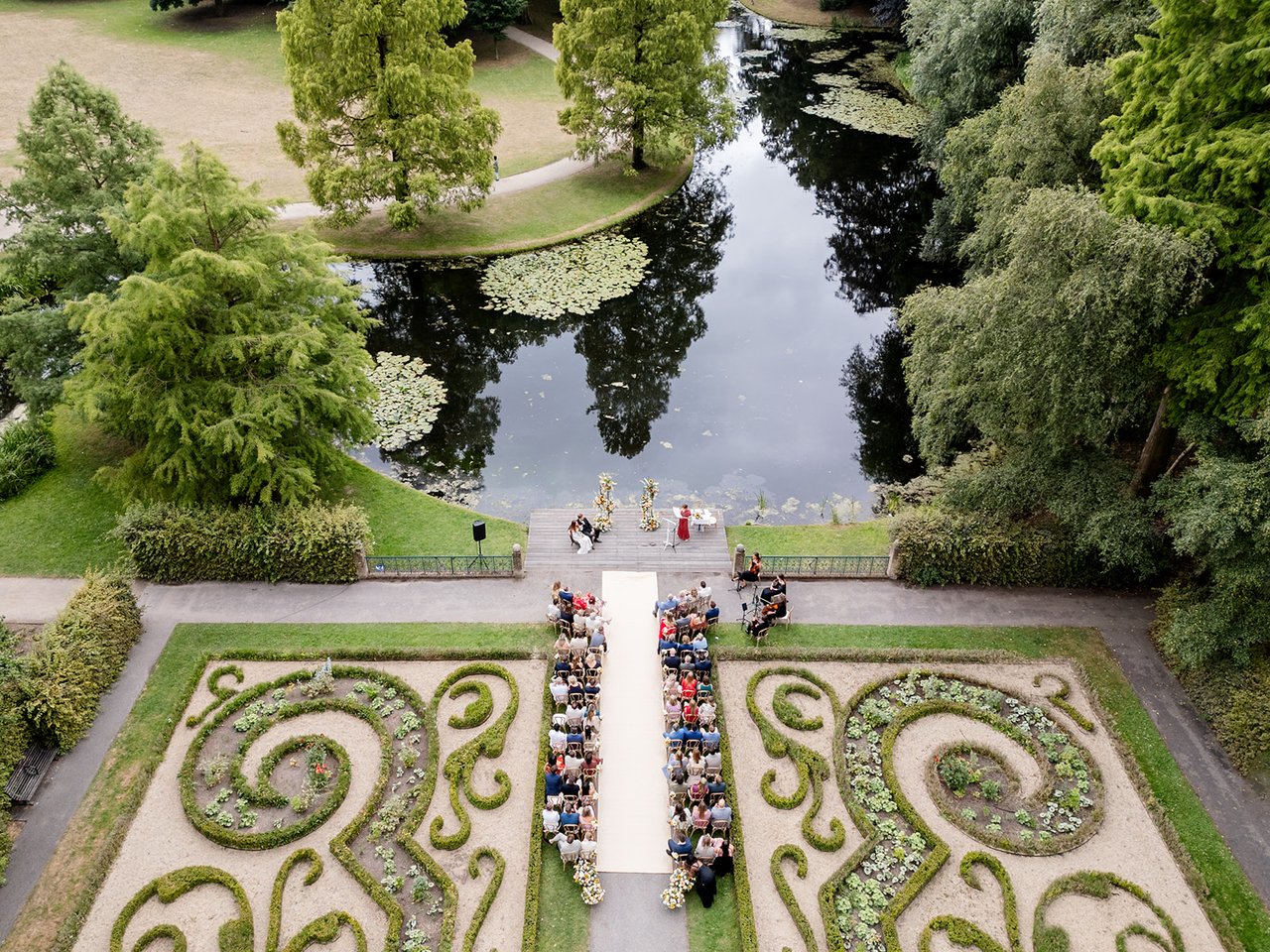 By Kim Das Photography - bovenaanzicht in het Park