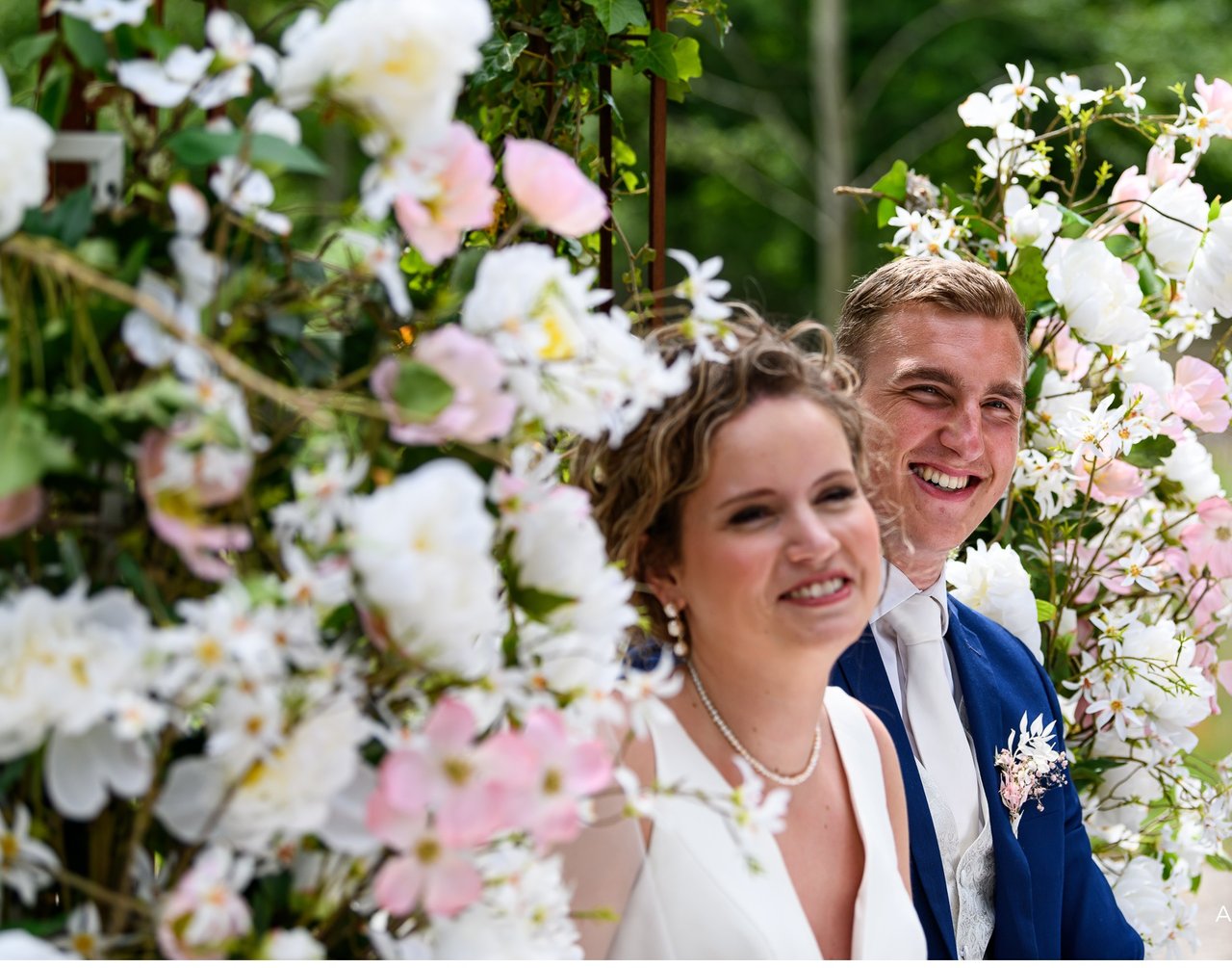 Ceremonie bij het prieel van Willibrordhaeghe 