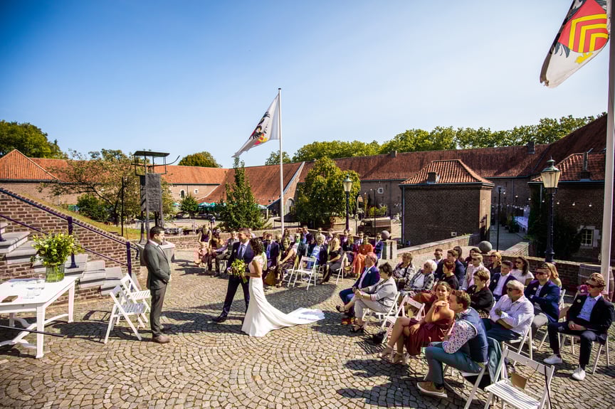 Ceremonie binnenplaats