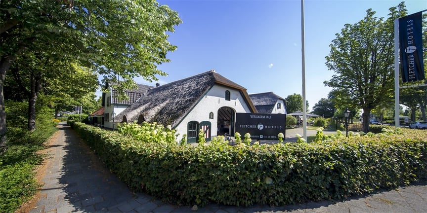 Vooraanzicht Fletcher hotel de Klepperman