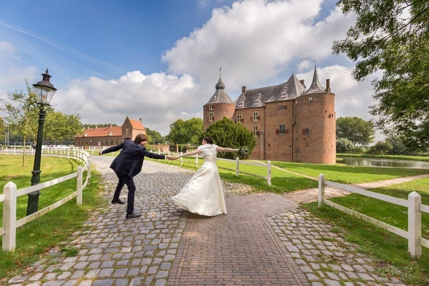 Trouwen op een kasteel voor een onvergetelijke dag in Gelderland. Tussen Utrecht en Den Bosch.